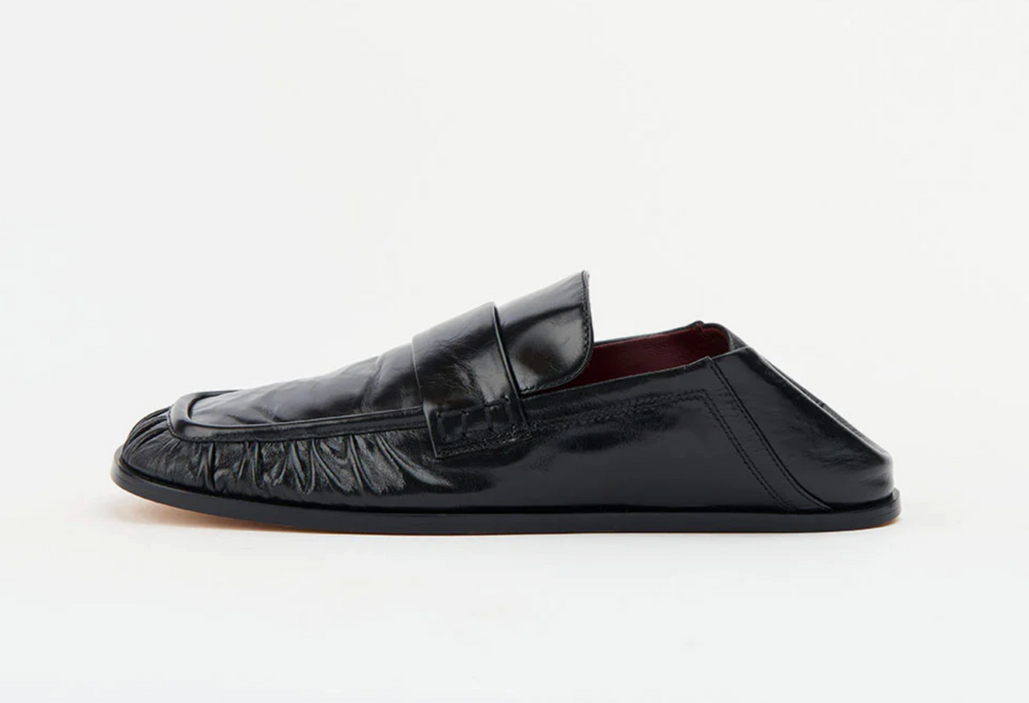 Alias Mae Kruz - Black Oily Crinkle Leather