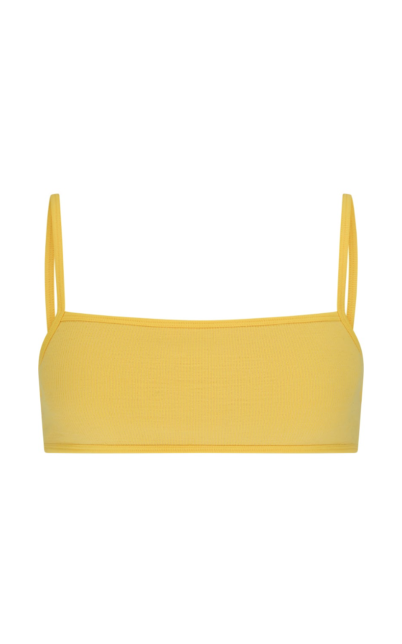 Nagnata Strap Back Wool Bralet - Sorbet