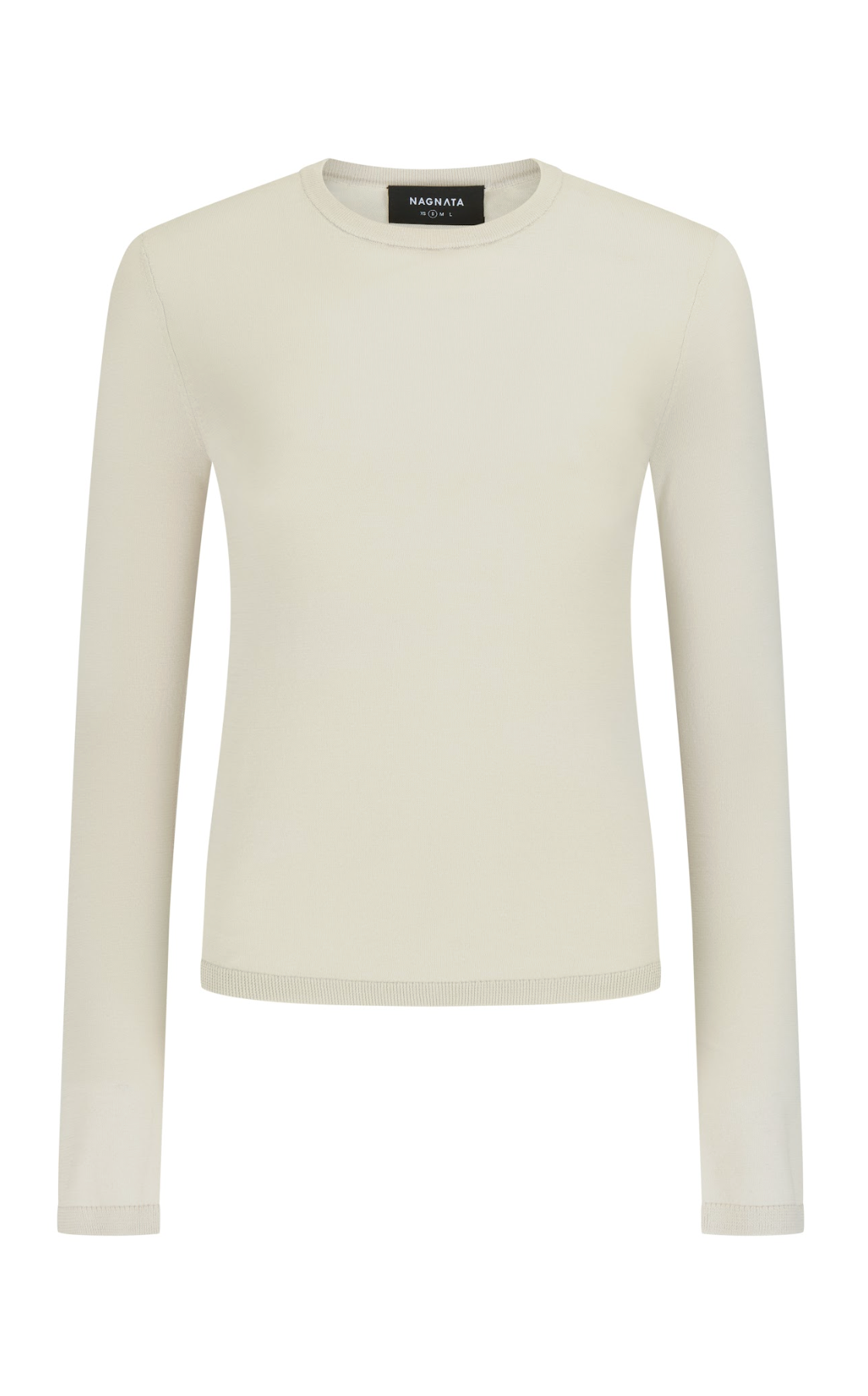 Nagnata Essentials Long Sleeve Top - Moonbeam