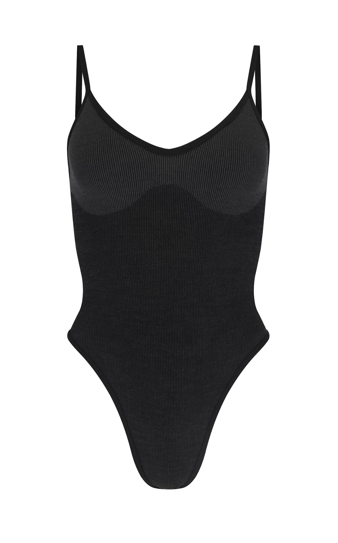 Nagnata Tri Wool Bodysuit - Obsidian
