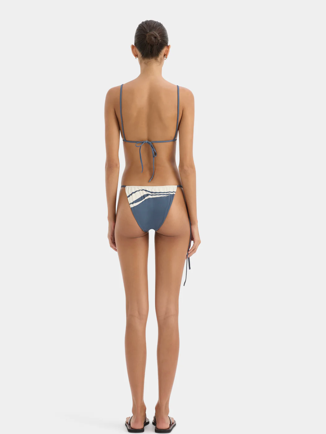 SIR. Lilou String Brief - Liora Charcoal Blue