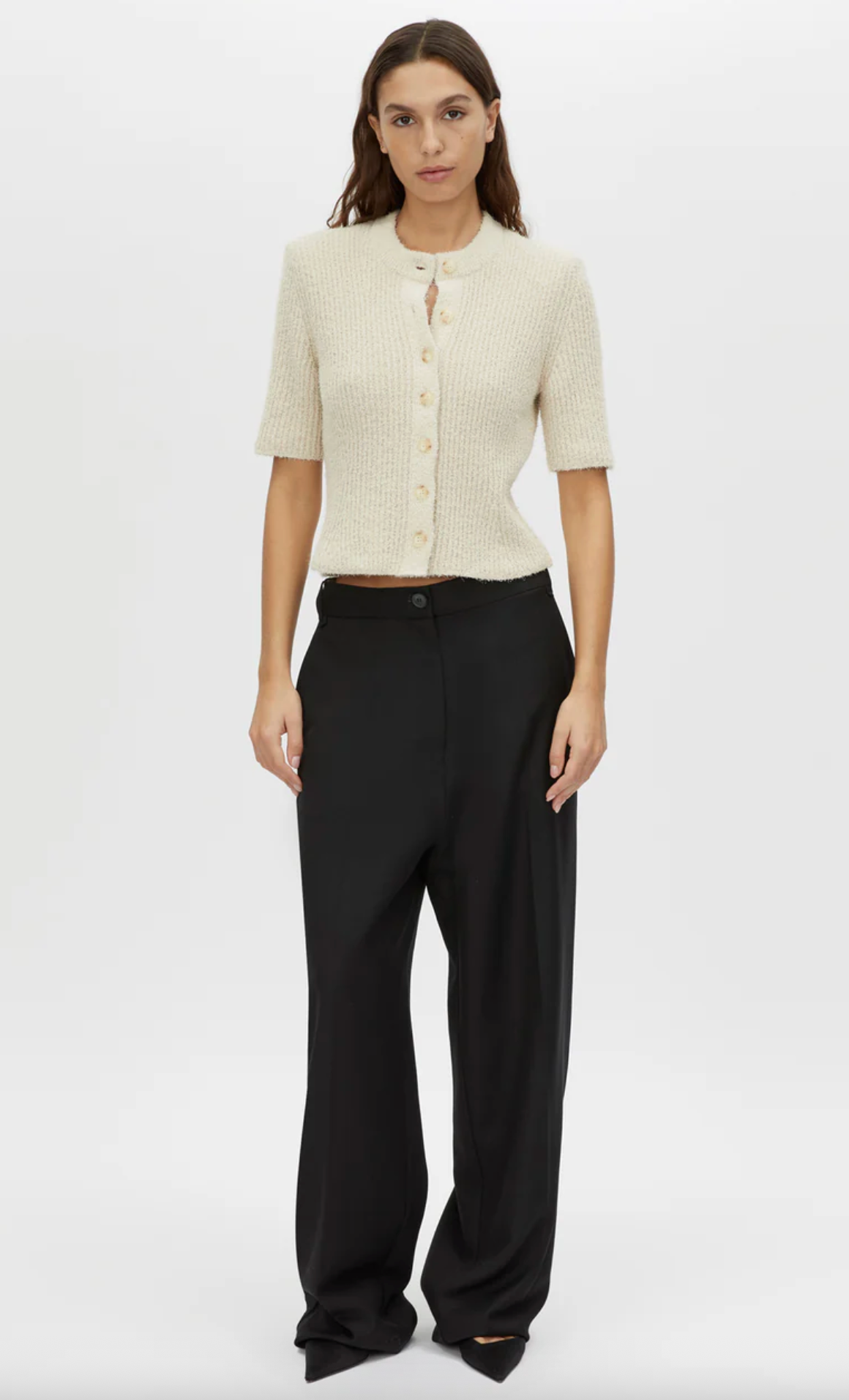 Camilla and Marc Vega Knit Top - Stone