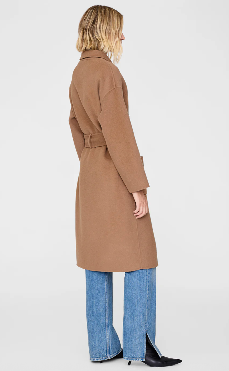 Anine Bing Dylan Coat - Brown