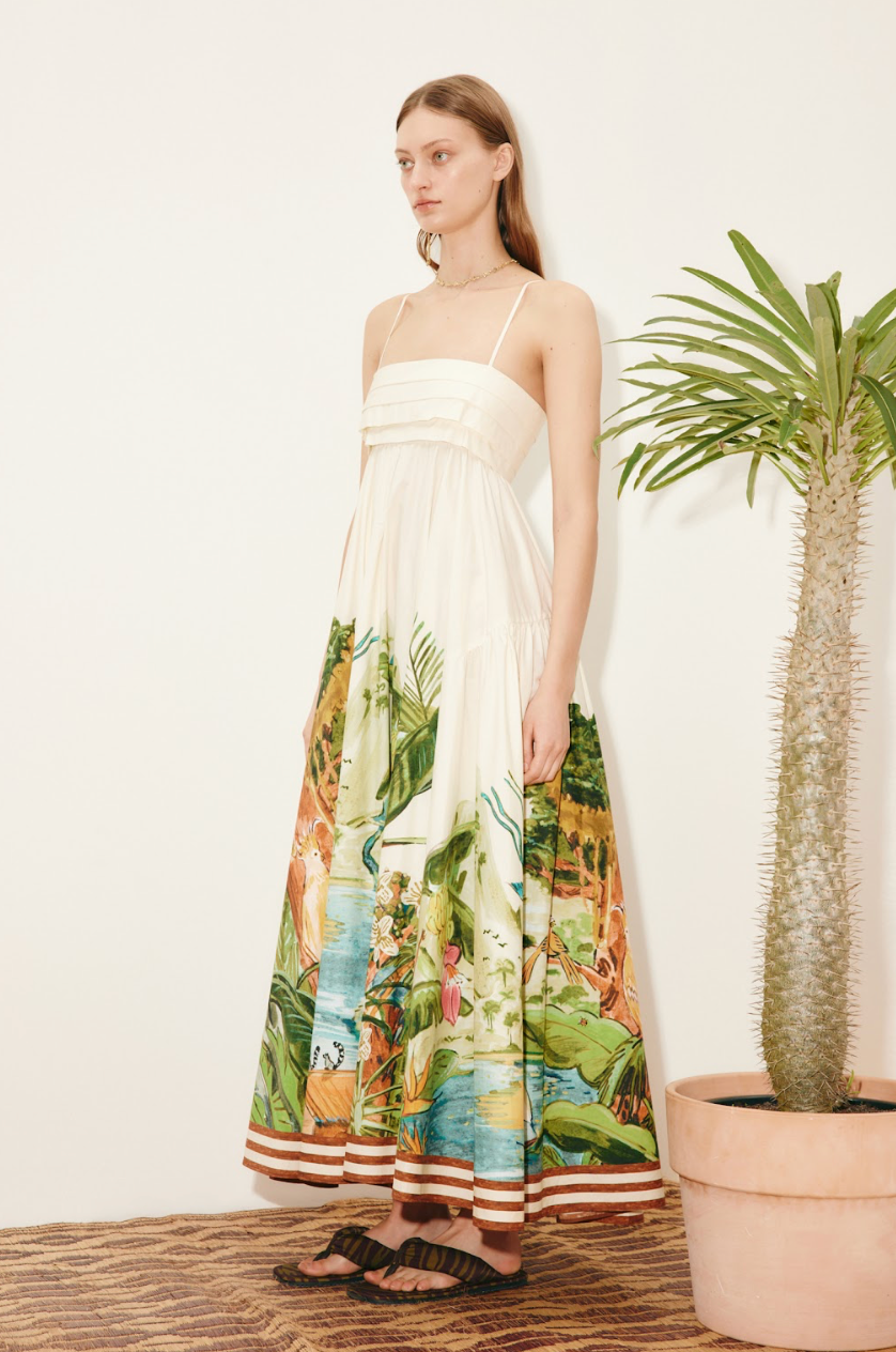 Alemais Toucan Tango Midi Dress