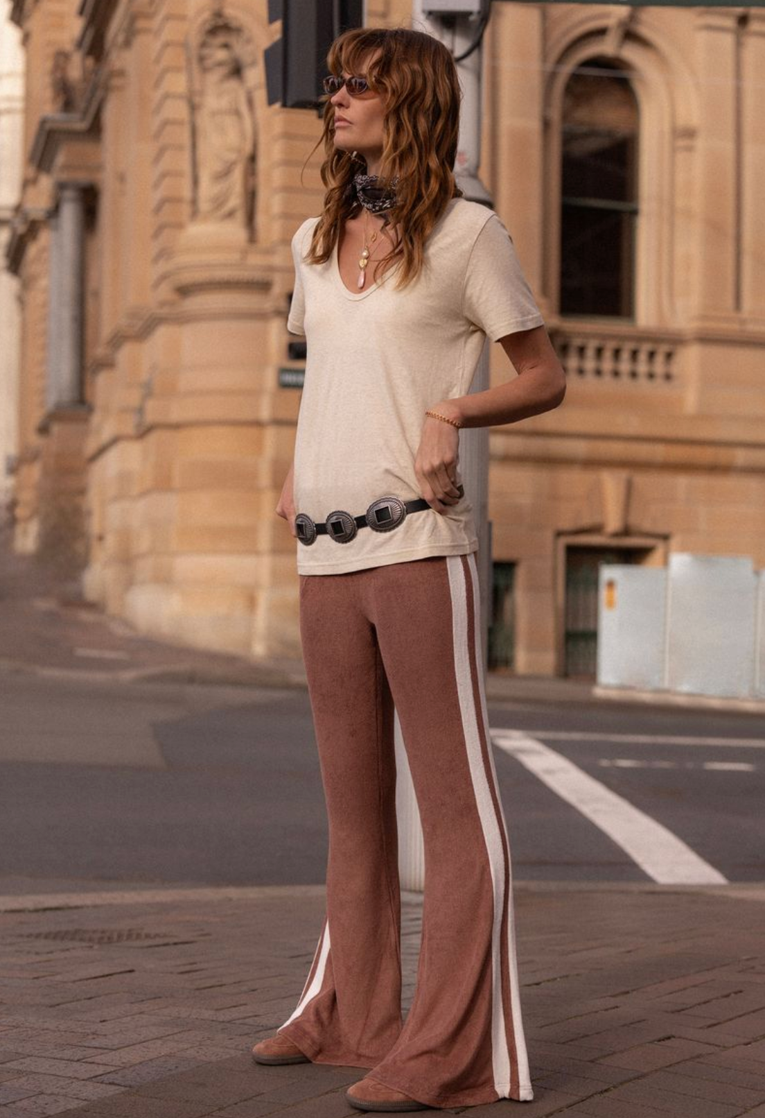 Spell Luciana Terry Flares - Chocolate