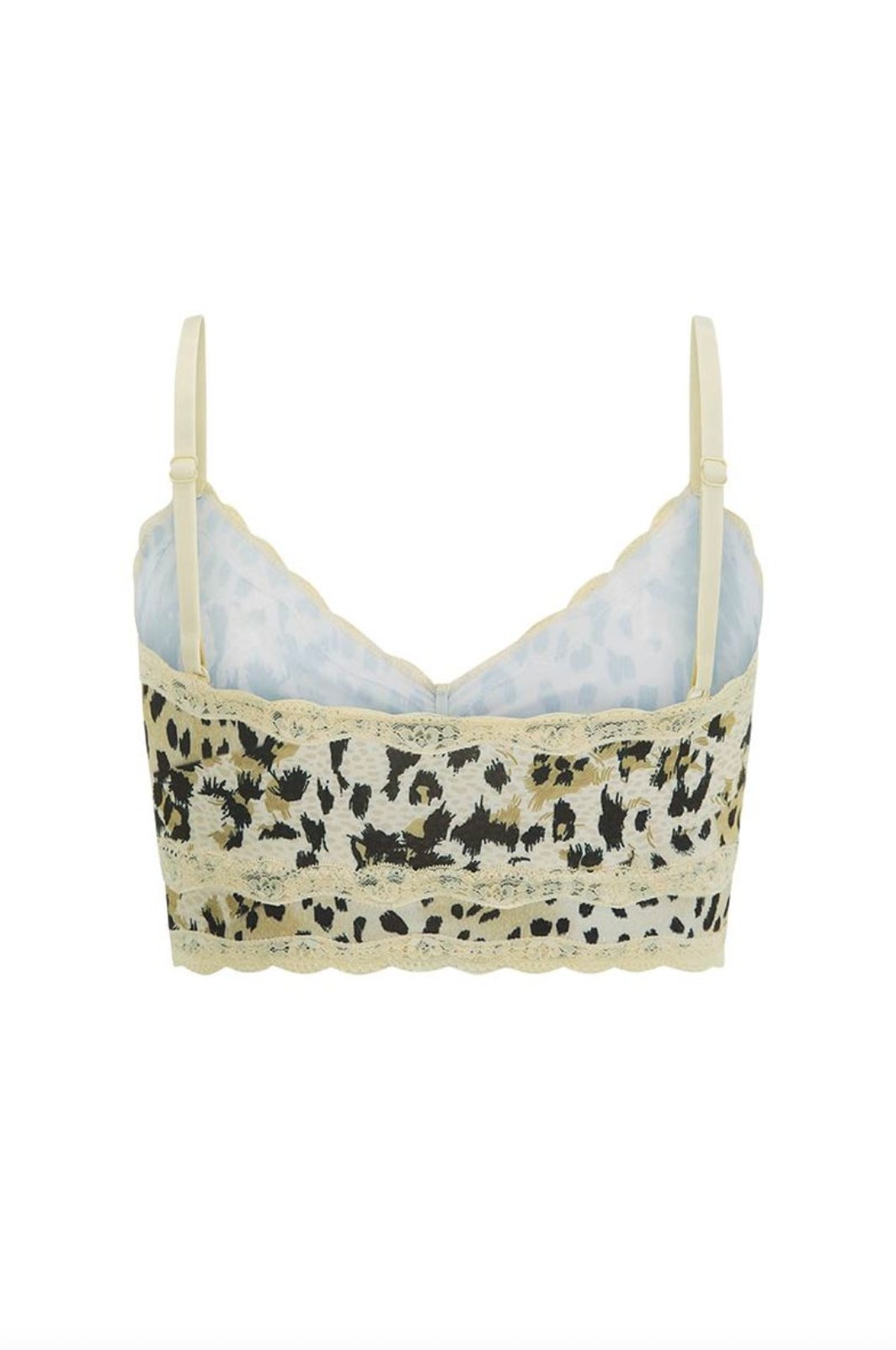 Spell Snow Leopard Lace Bralette - Animal