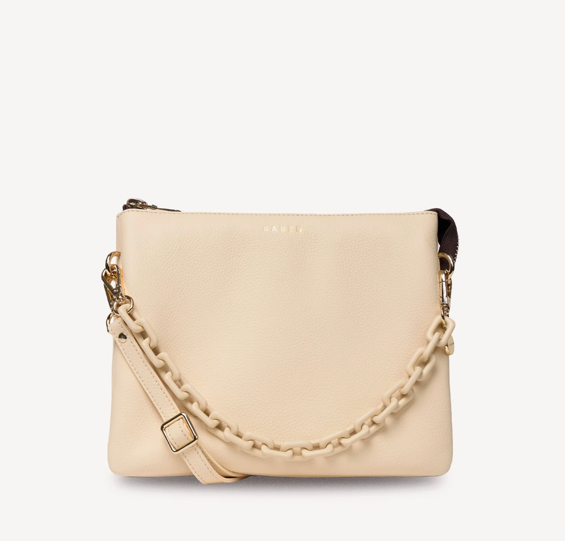 Saben Matilda Crossbody - Vanilla + Total Chain