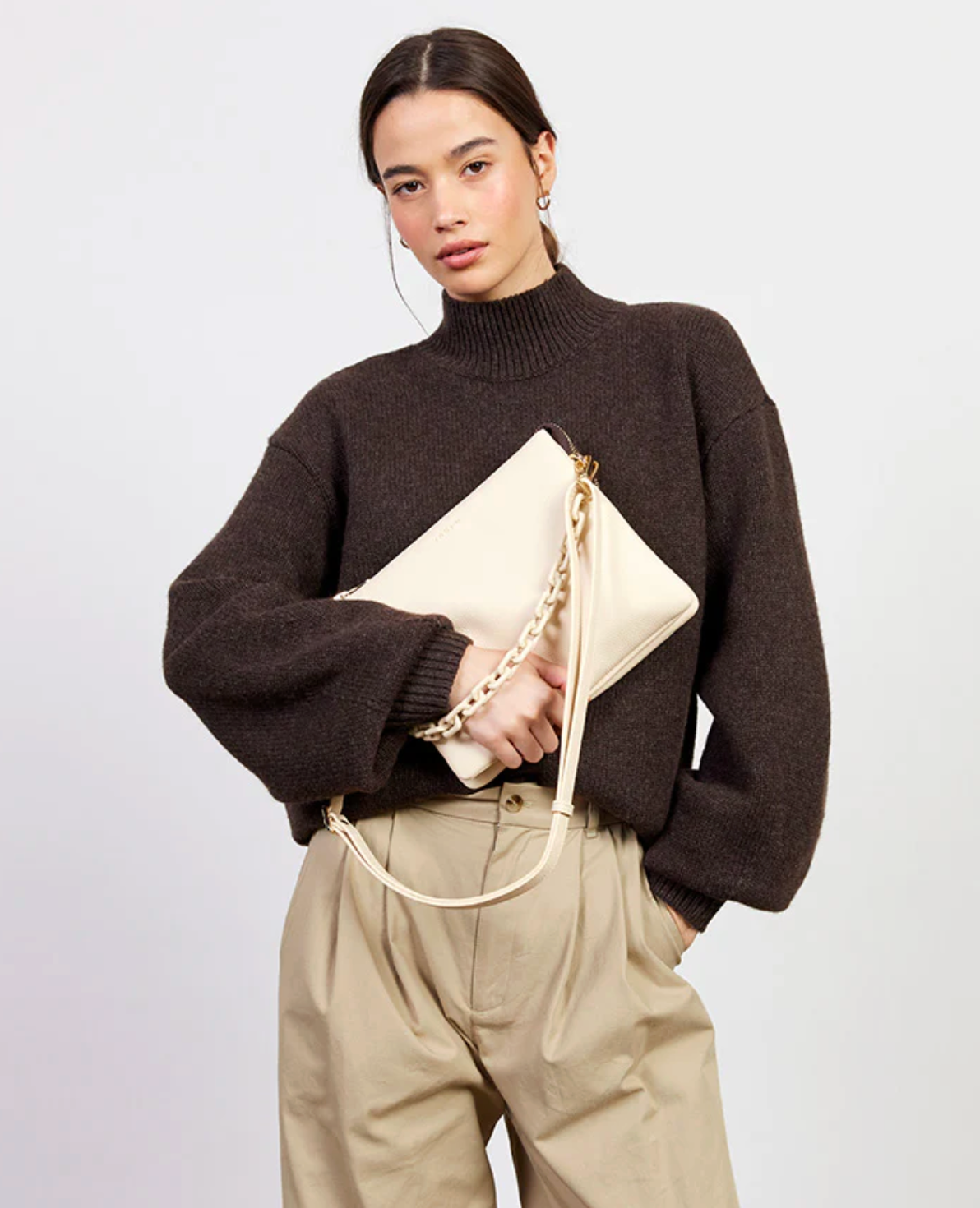 Saben Matilda Crossbody - Vanilla + Total Chain