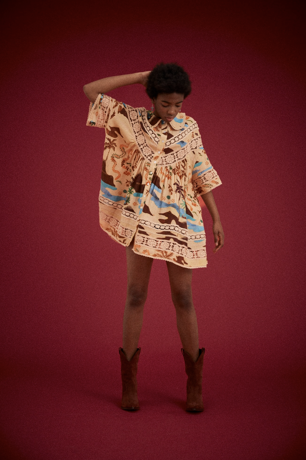 Kinga Csilla Island Nola Button Down Dress