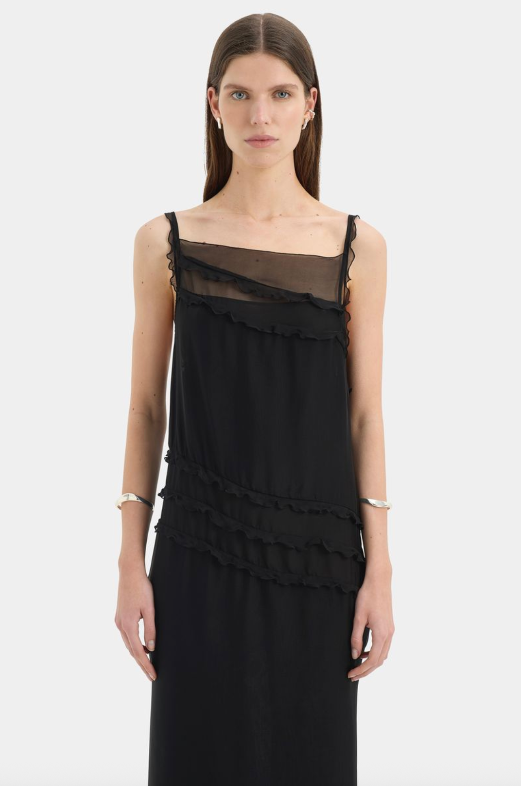 SIR. Aurelia Midi Dress - Black