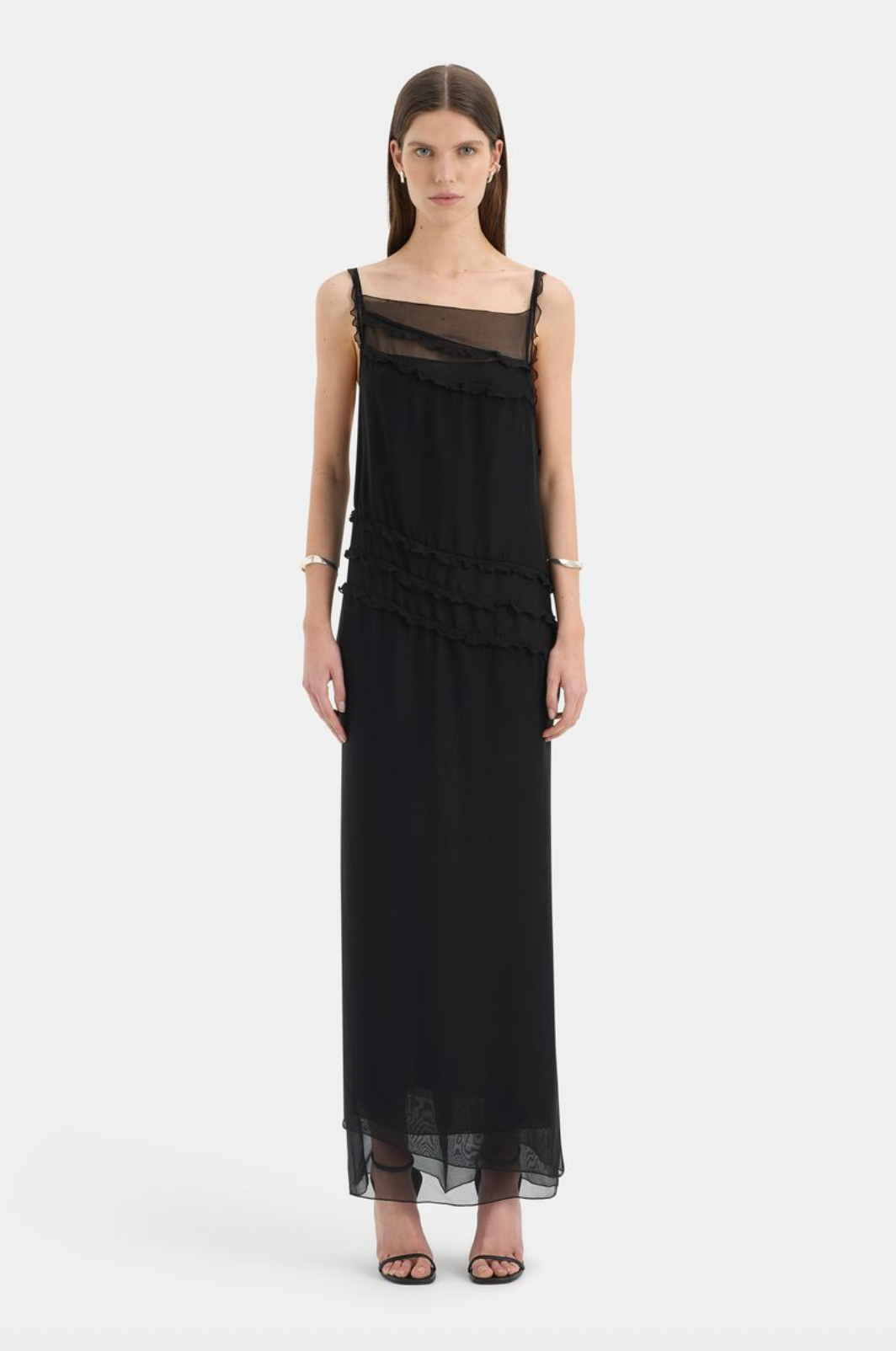 SIR. Aurelia Midi Dress - Black