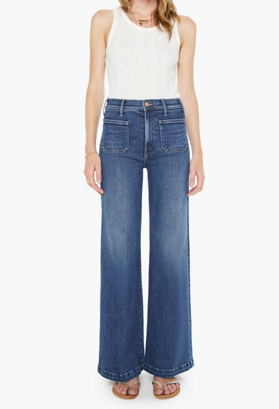 Mother Denim The Hustler Roller Patch Pocket Skimp - One Last Shot