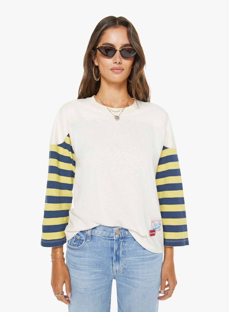 Mother The L/S Catch - Antique White