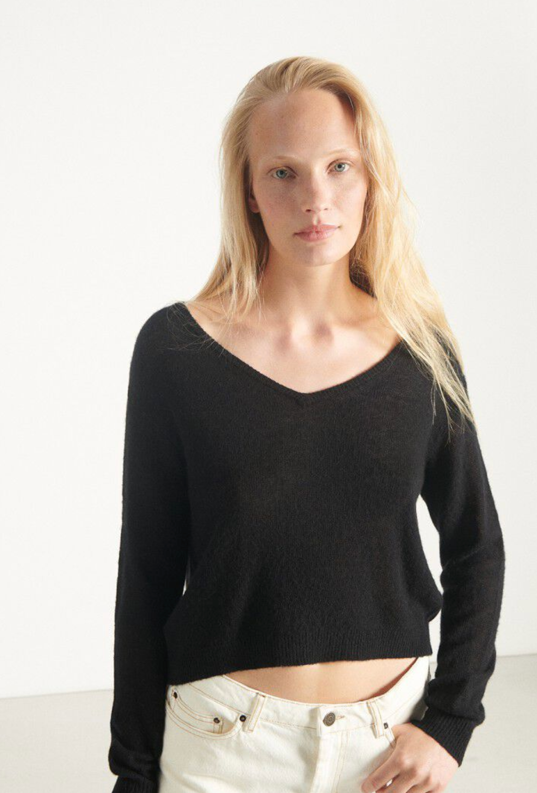 American Vintage Womens Jumper Dumy - Black