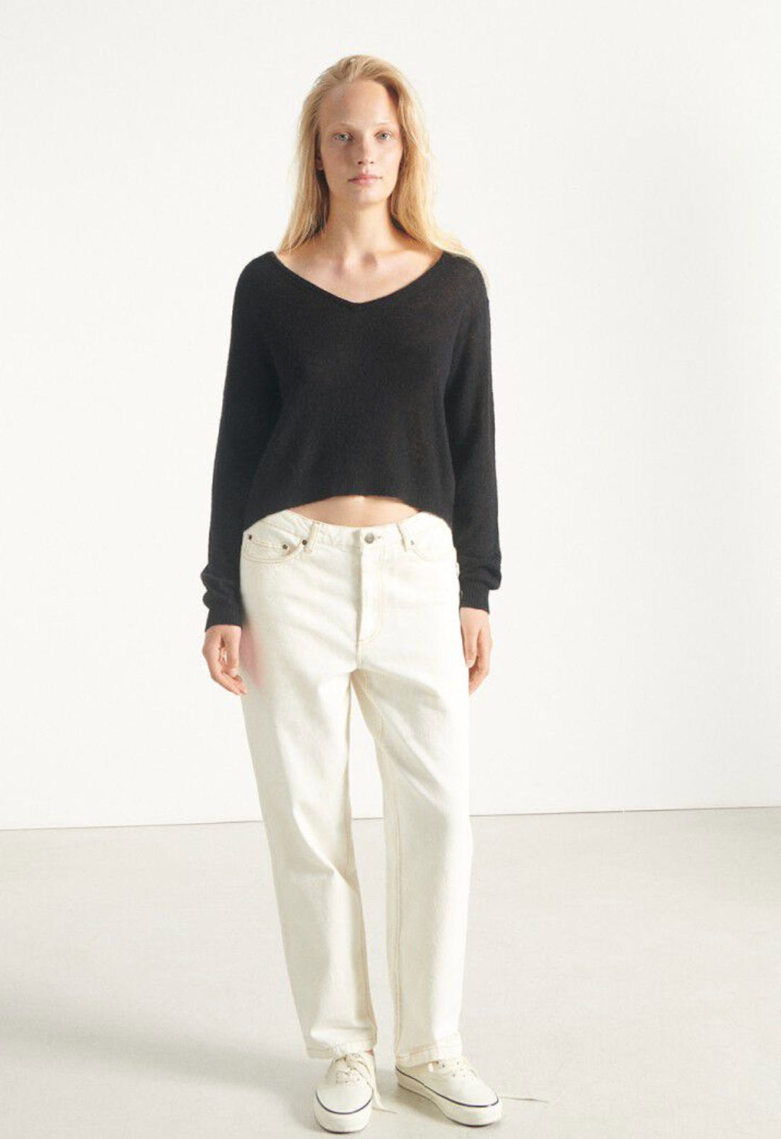 American Vintage Womens Jumper Dumy - Black