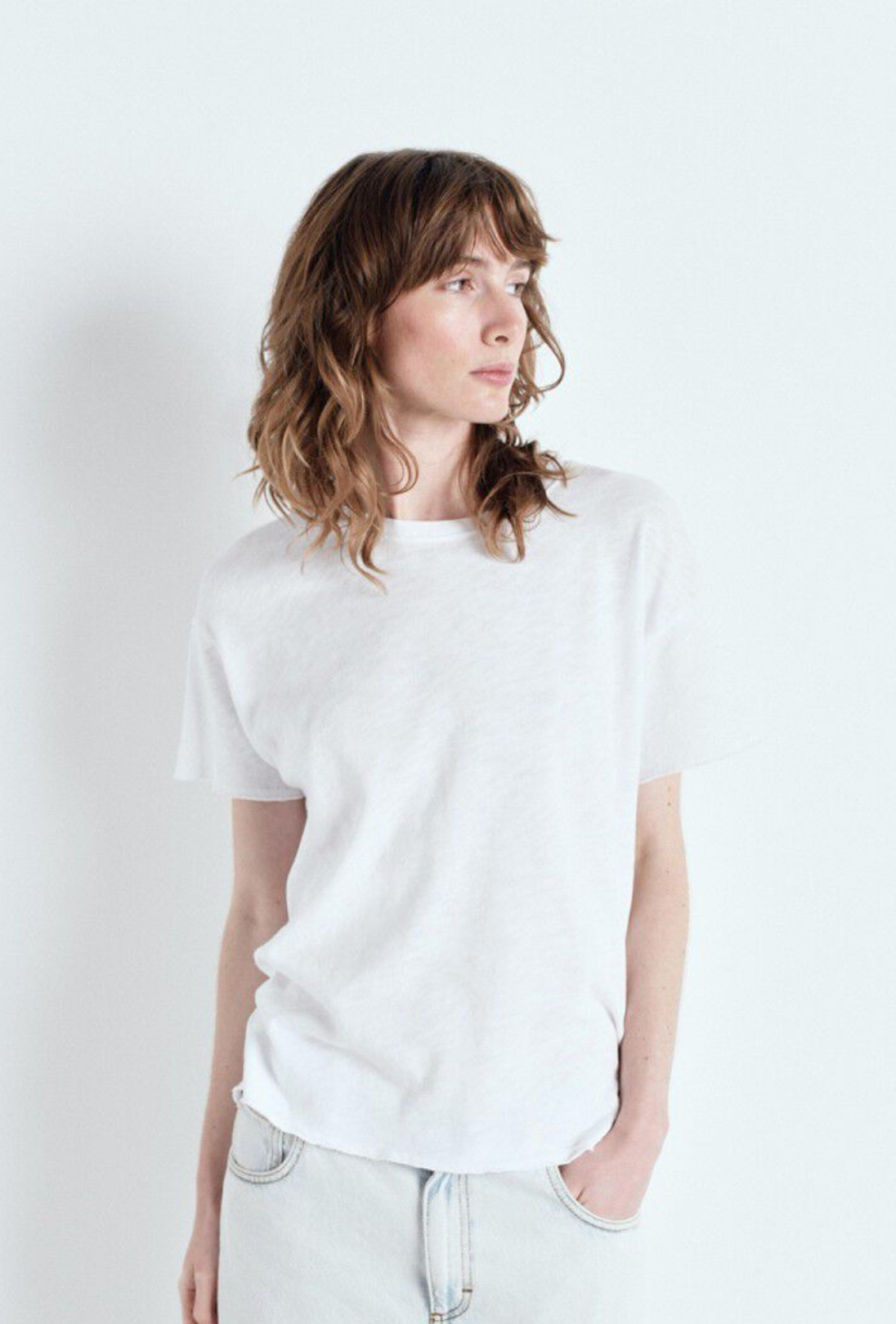 American Vintage Womens T-Shirt Sonoma - White