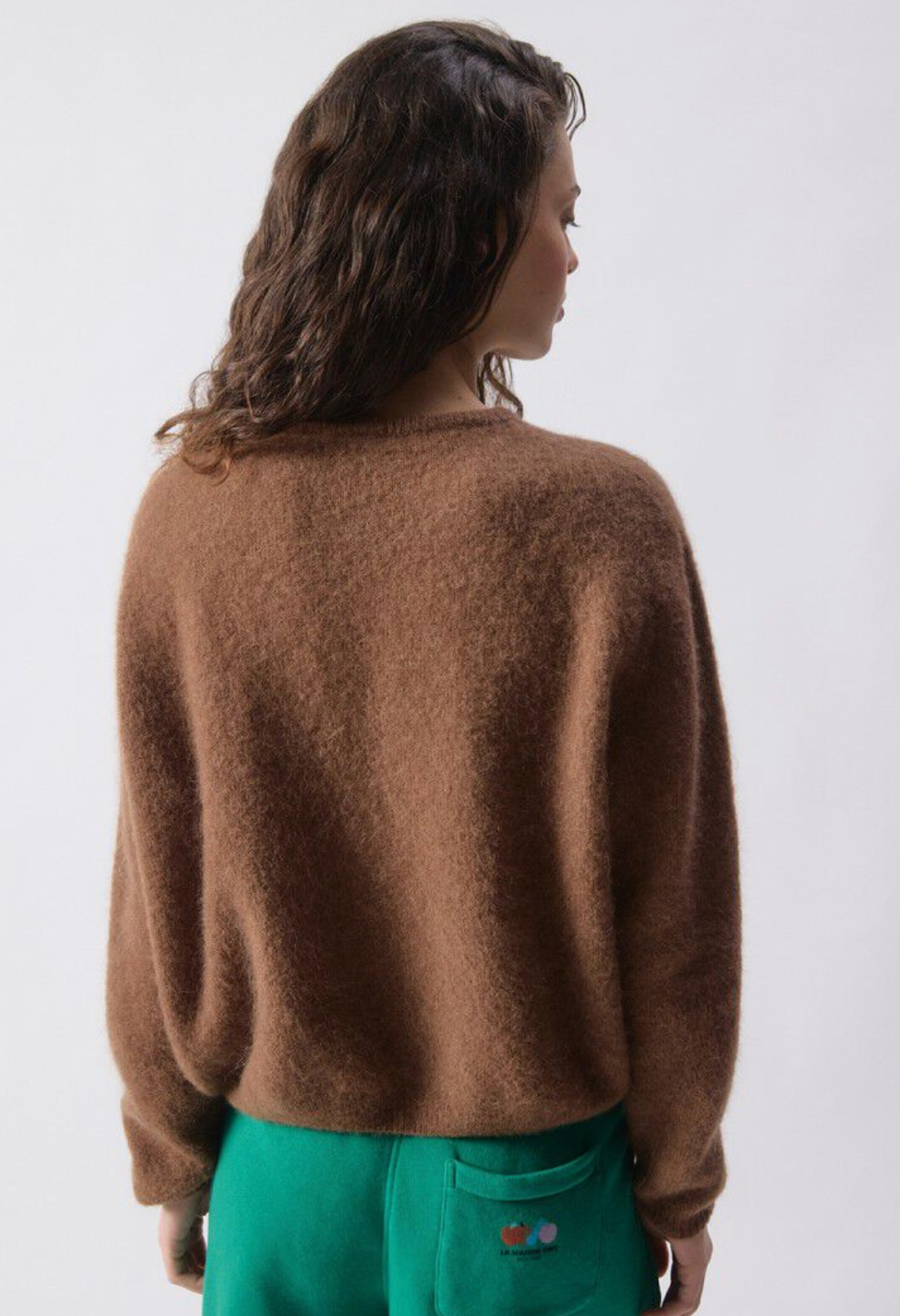 American Vintage Womens Cardigan Vitow - Coffee Melange