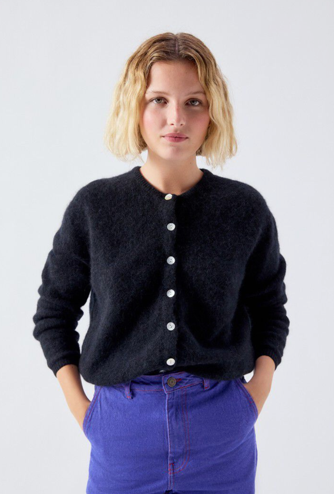 American Vintage Womens Cardigan Vitow - Black