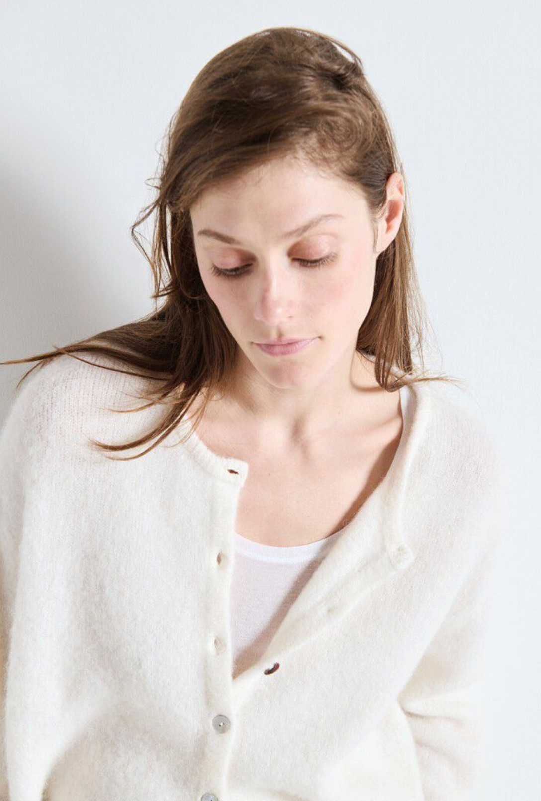 American Vintage Womens Cardigan Vitow - White