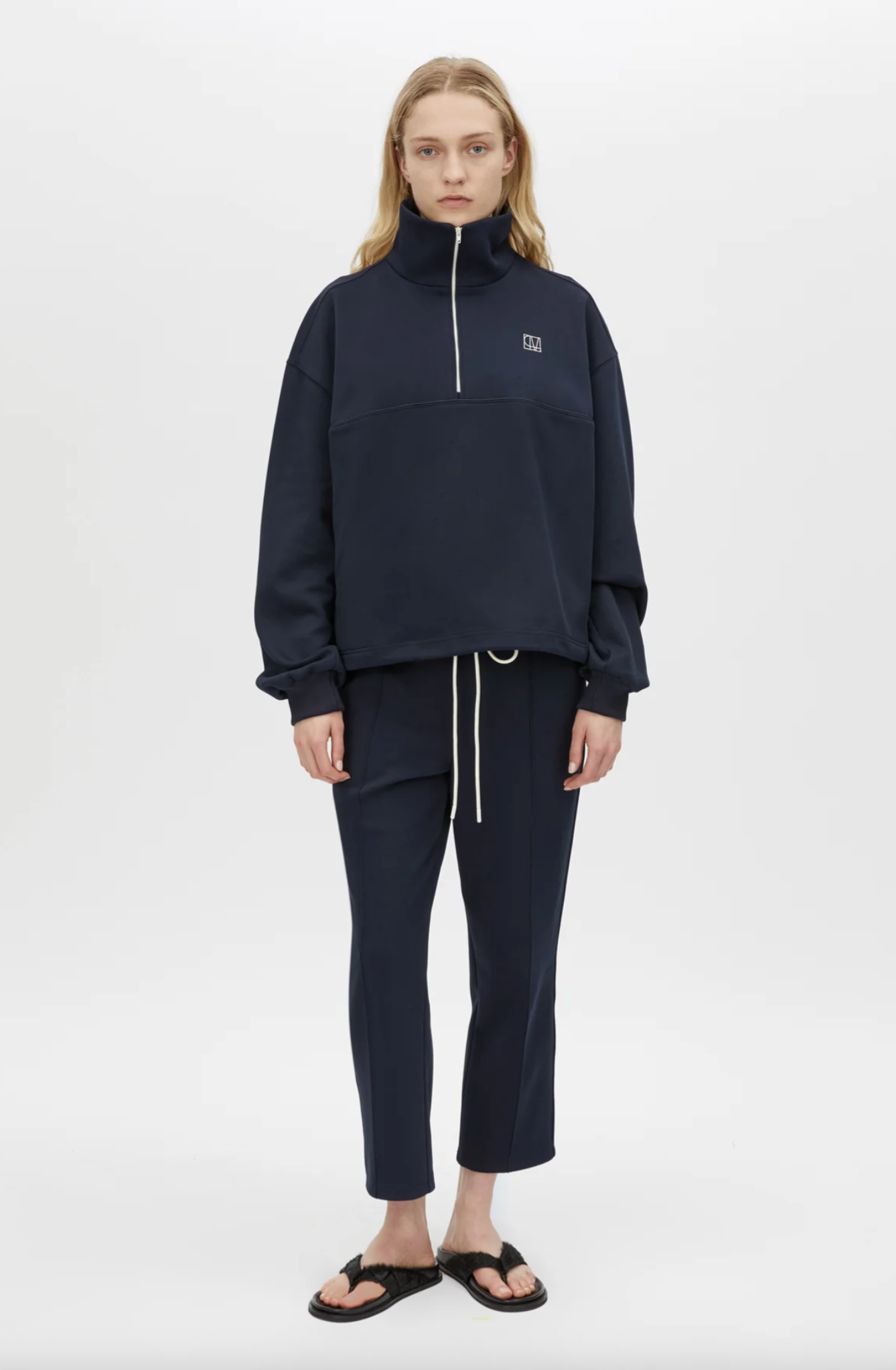 Camilla and Marc Zylus Sweater - Navy/White