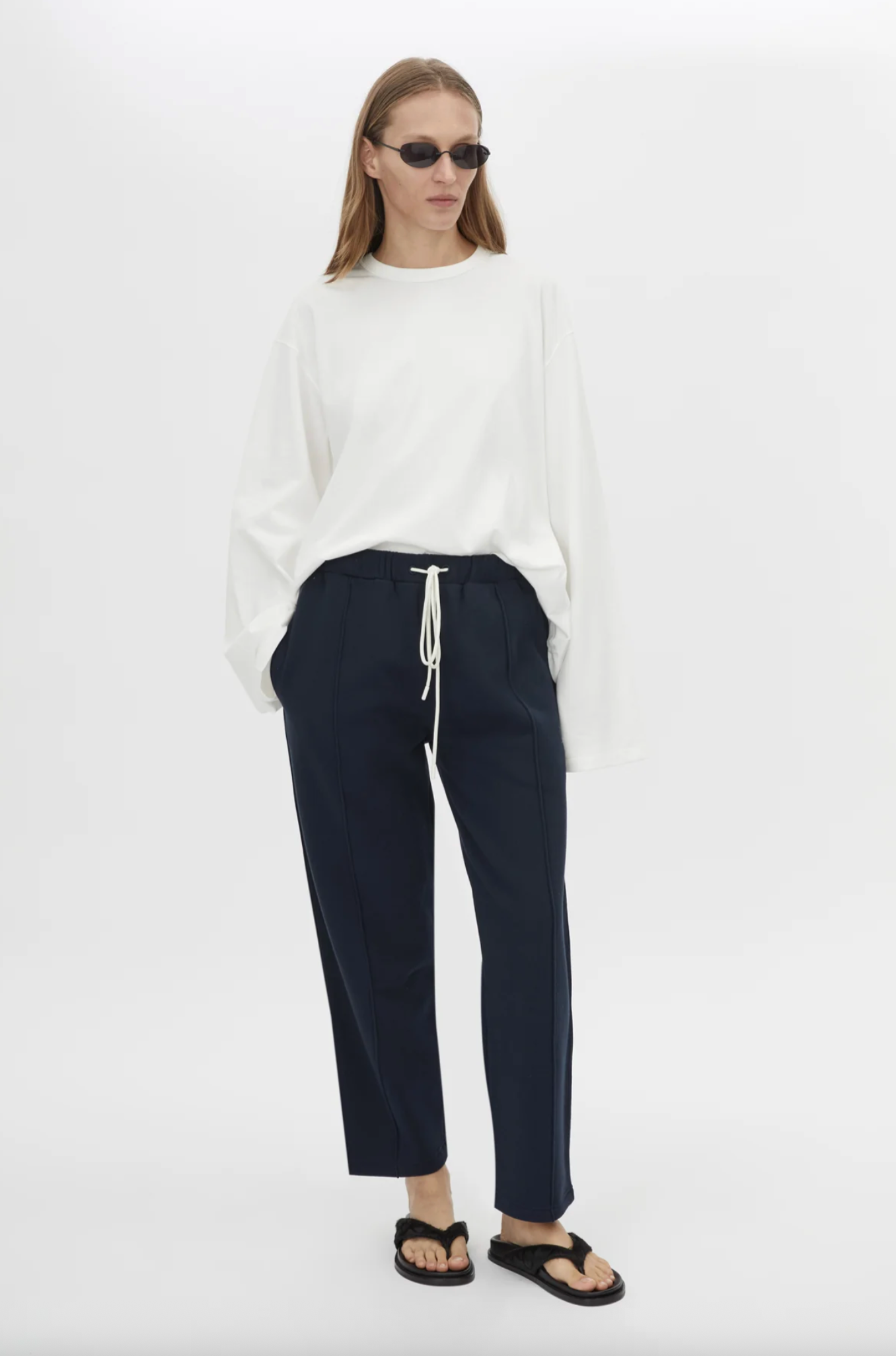 Camilla and Marc Zylus Track Pant - Navy/White