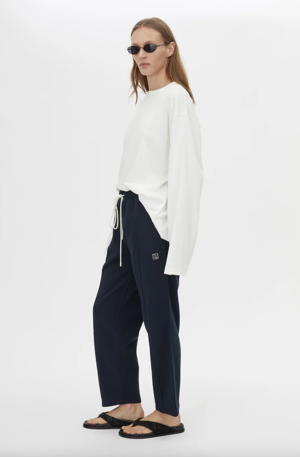 Camilla and Marc Zylus Track Pant - Navy/White