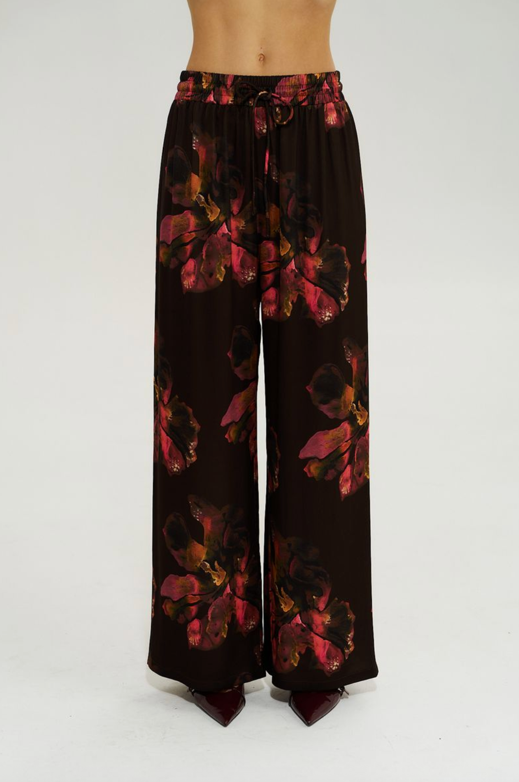 Summi Summi Wide Leg Pant - Chocolate