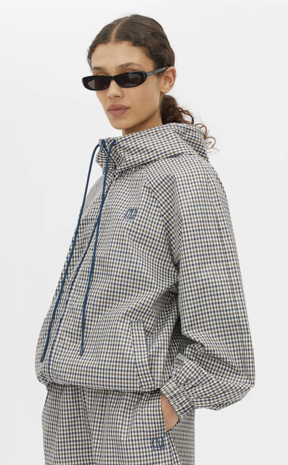 Camilla and Marc Pierce Check Anorak