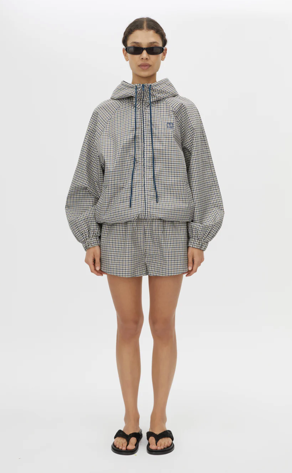 Camilla and Marc Pierce Check Anorak