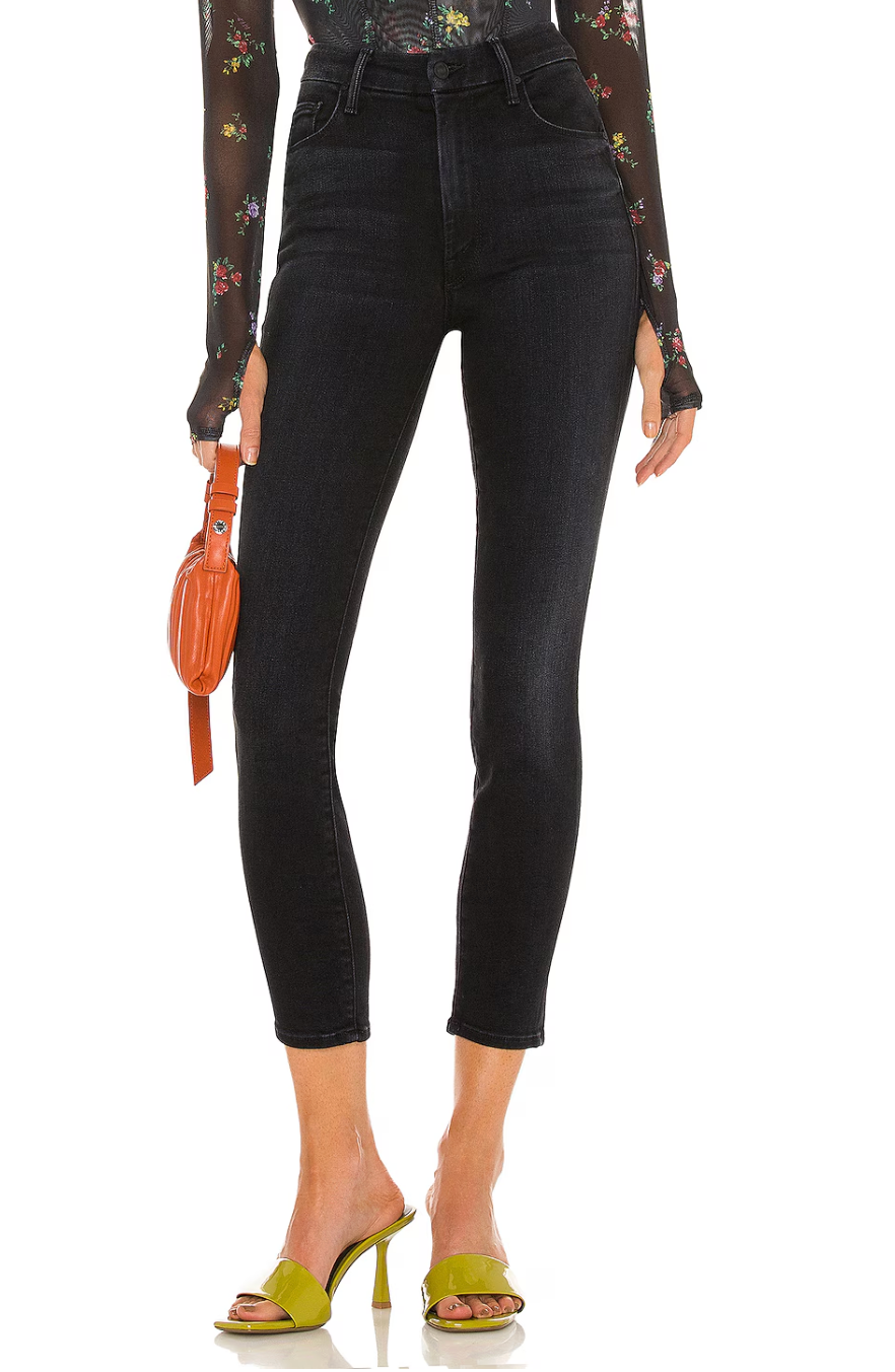 Mother Denim High Waisted Looker Ankle - Encounters At Night