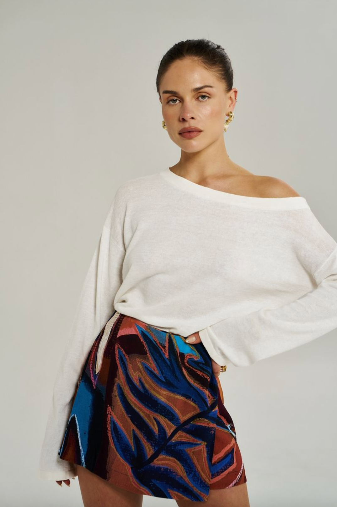 Summi Summi Asym Skort - Bordeaux