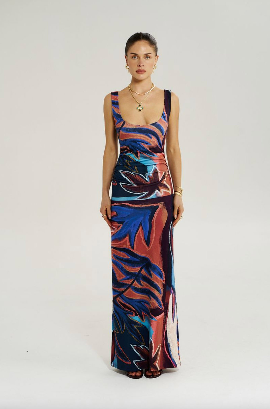 Summi Summi Emma Maxi Dress - Bordeaux