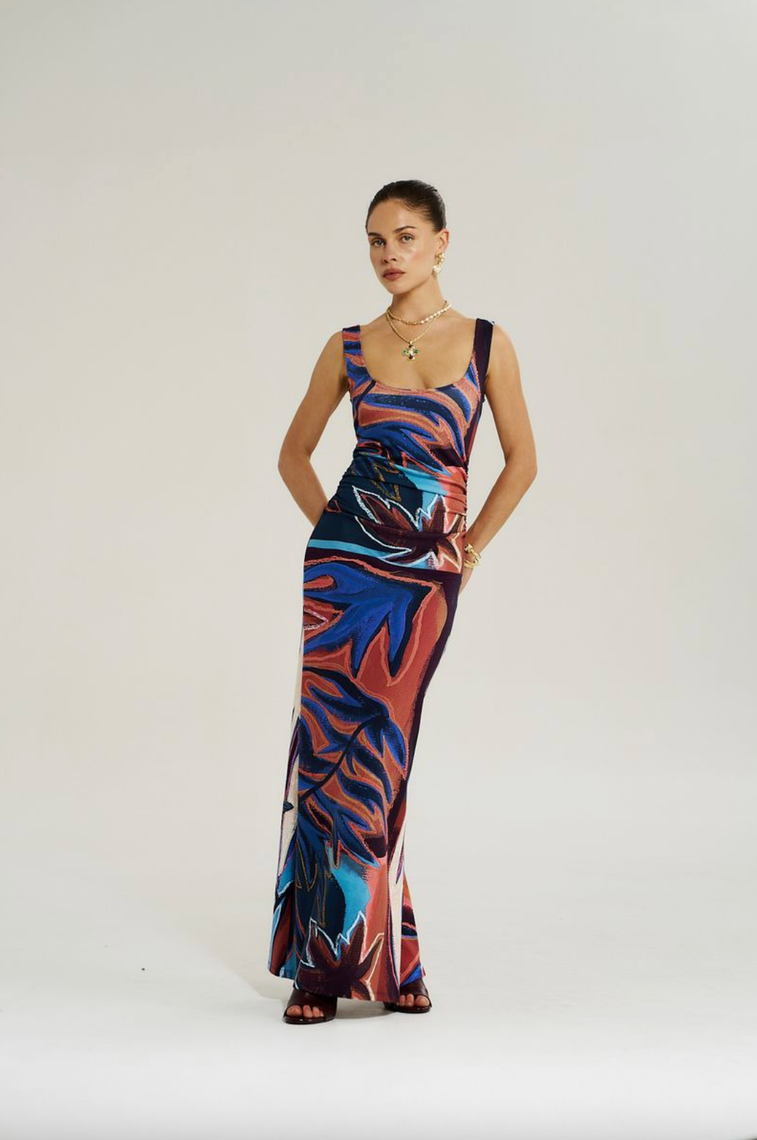 Summi Summi Emma Maxi Dress - Bordeaux