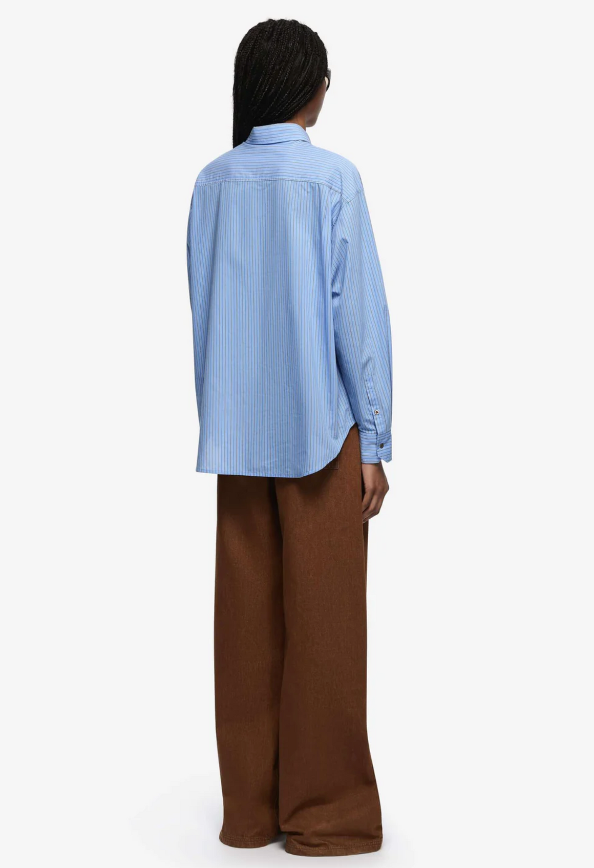 Bec and Bridge Linus Shirt - Chambray Blue Stripe