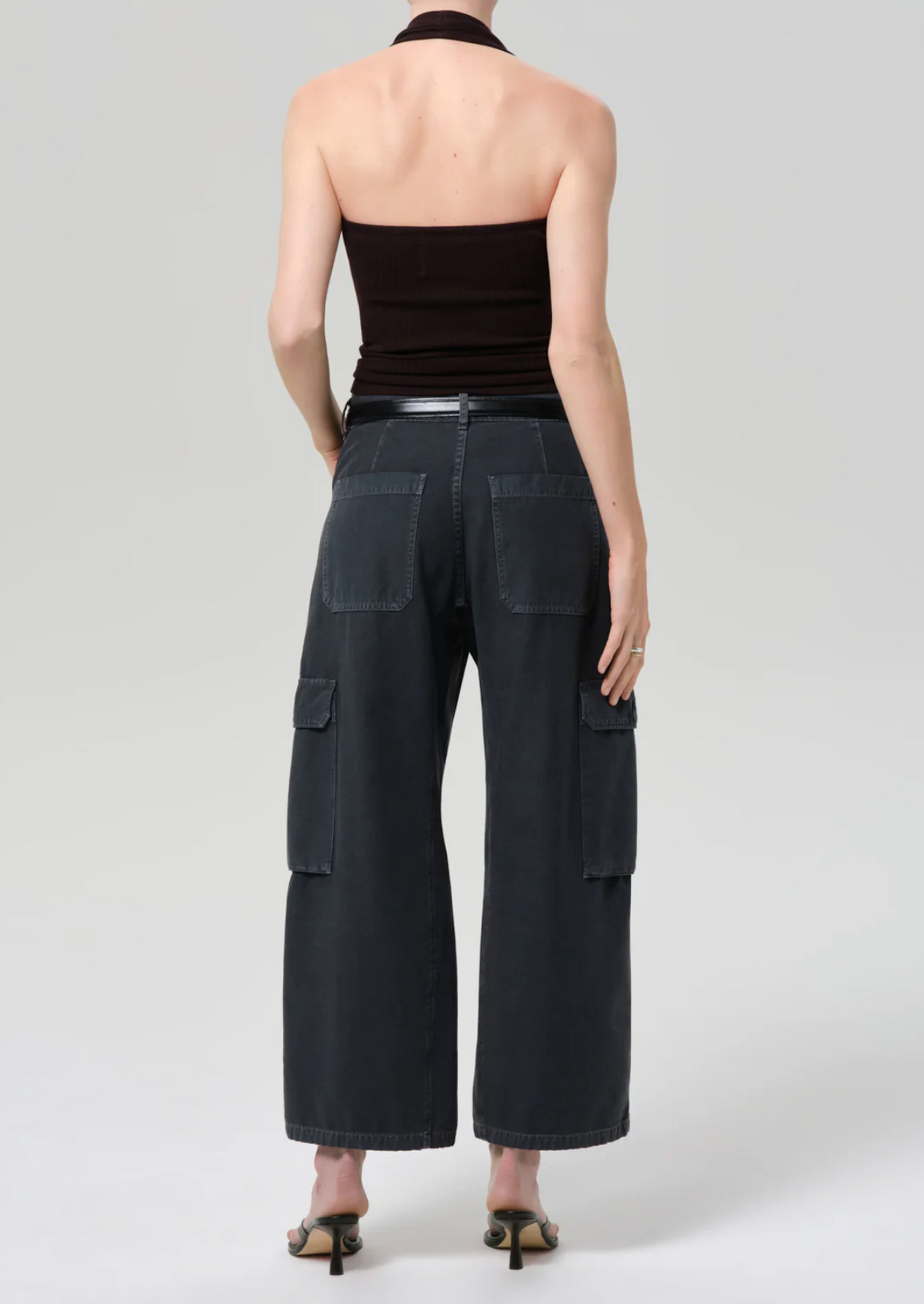 Citizens Of Humanity The Thassos Twisted Seam Utility Pant - Washed Black