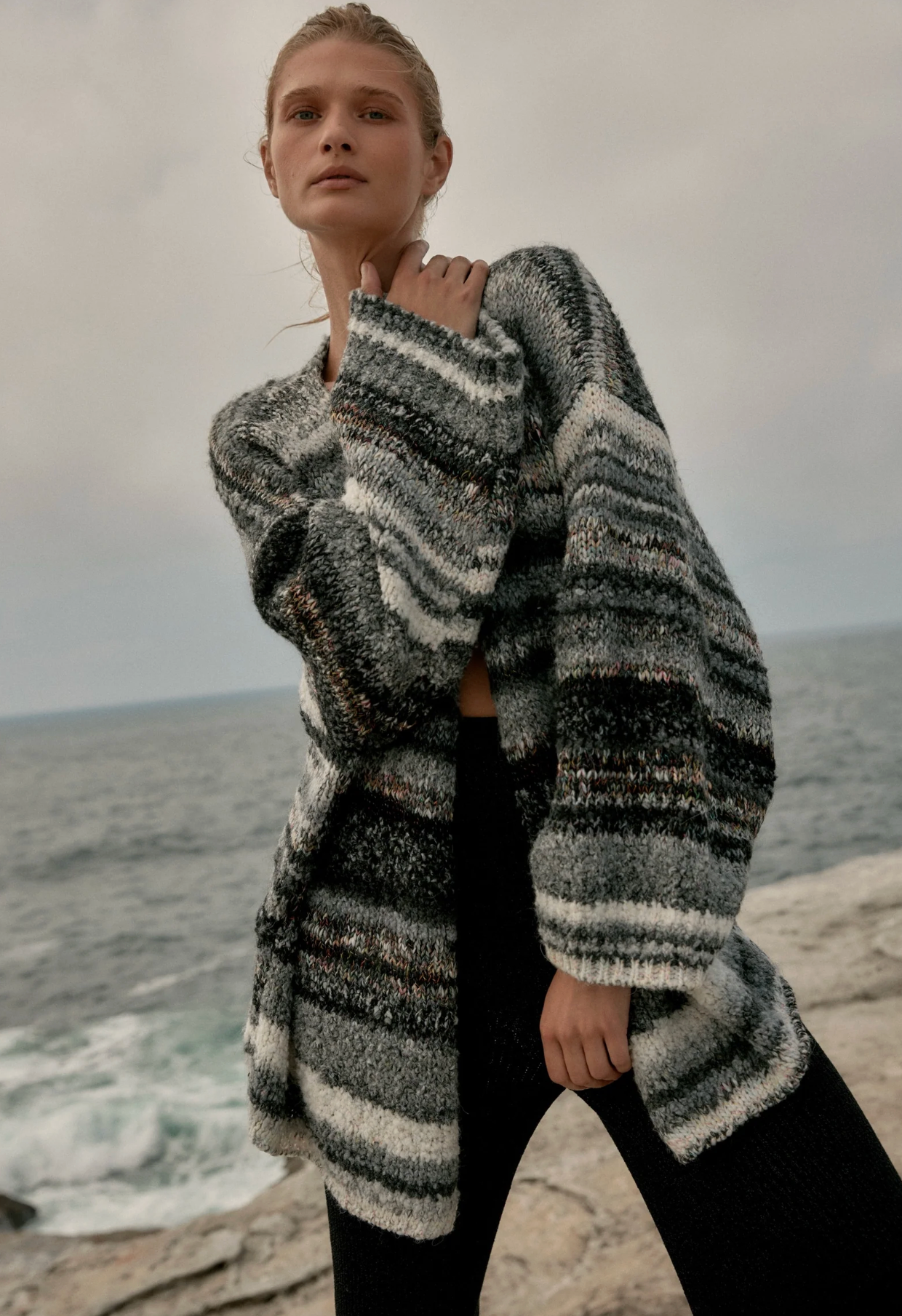 Estilo Emporio Luella Cardigan - Black Multi