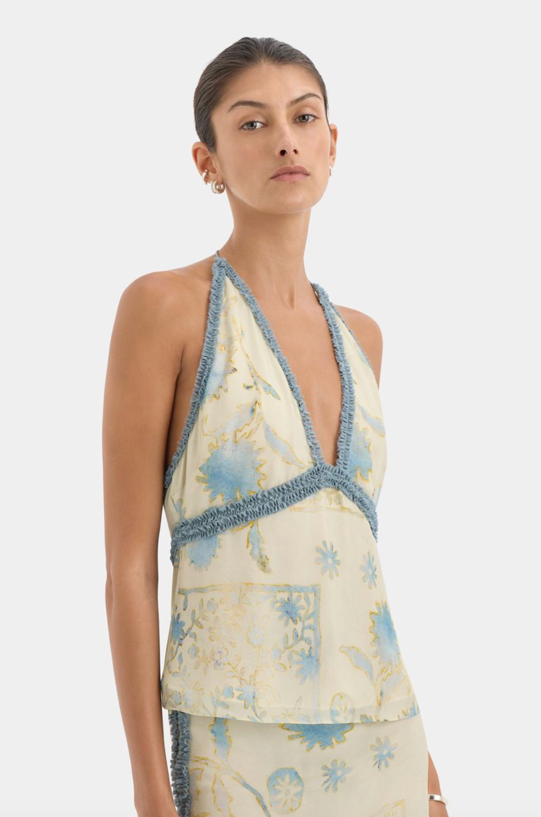 SIR. Cecile Halter Top - Eira Butter