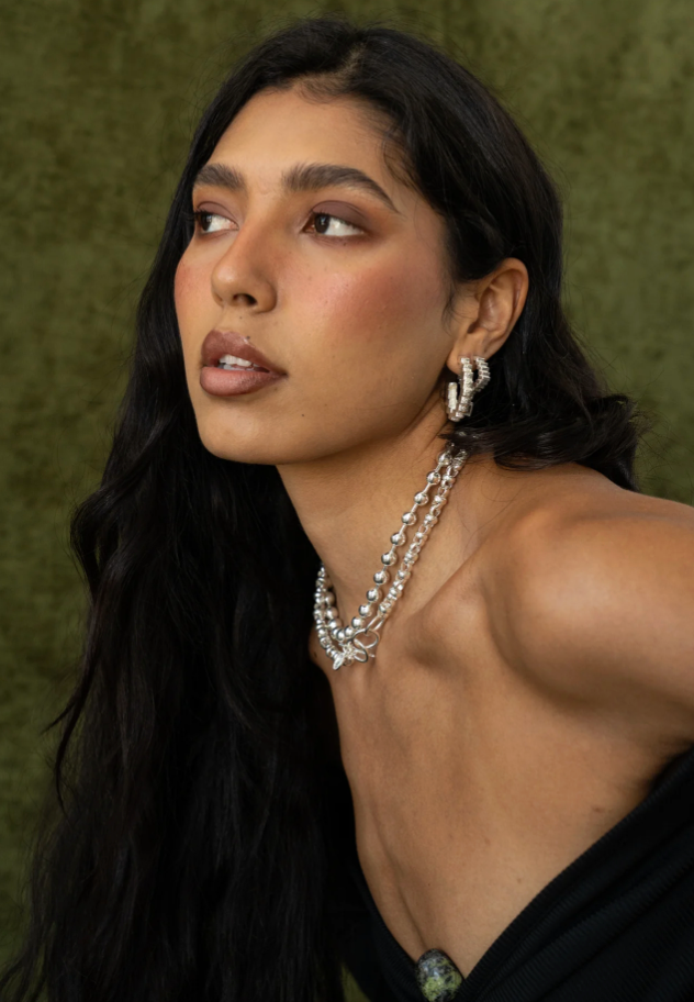 Mountain & Moon Gabrielle Earrings - Silver