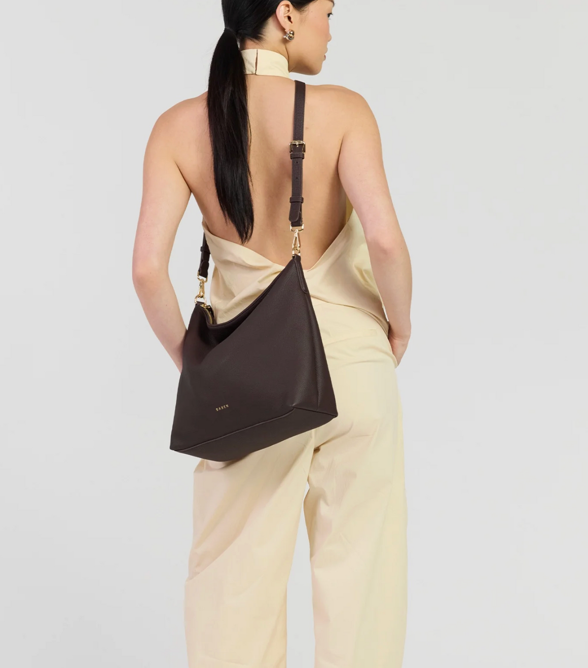 Saben Miki Shoulder Bag - Cacao Luxe