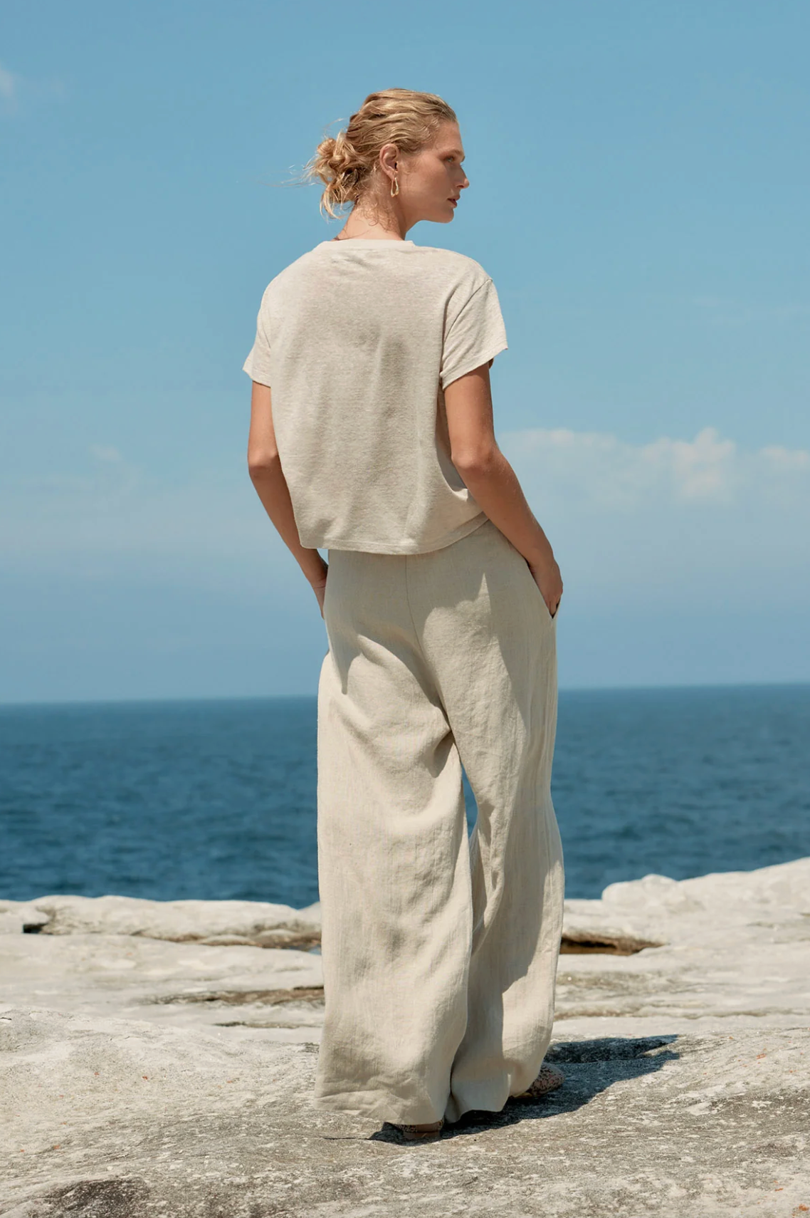 Estilo Emporio Baby Linen Tee - Natural