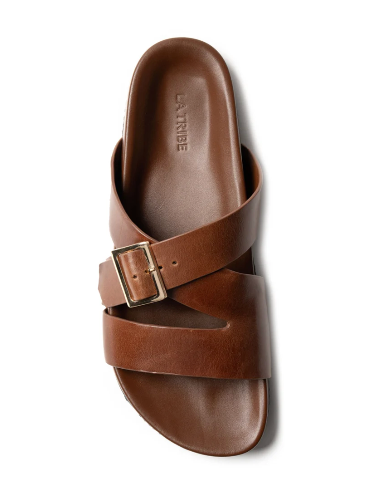 Faithful The Brand Buckle Strap Slide - Black