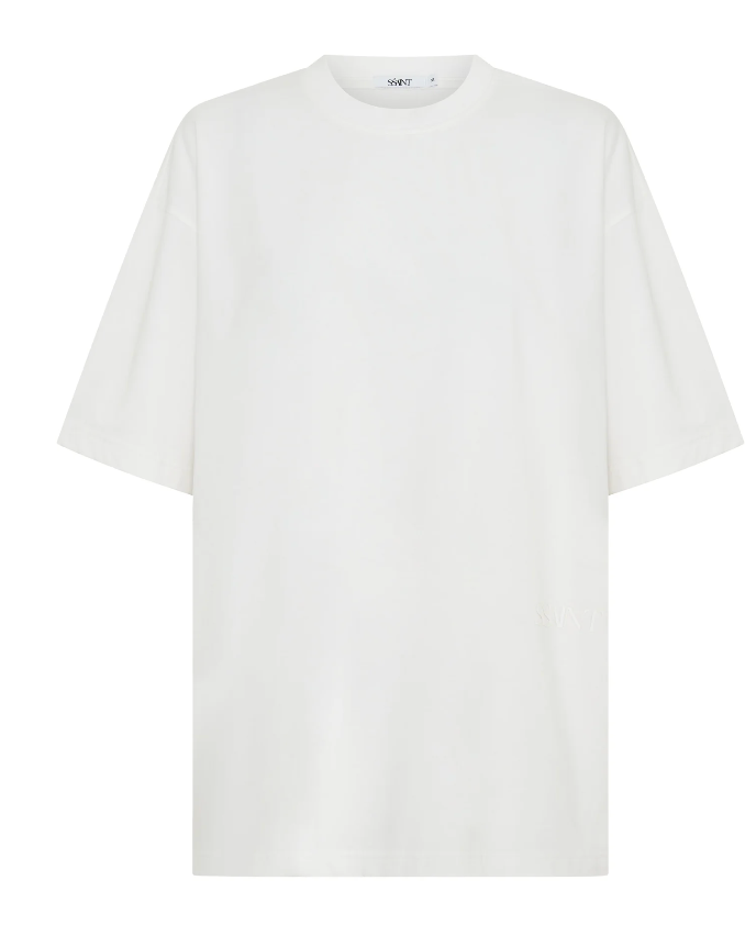 Ssaint Boxy Tonal Tee - Vintage White