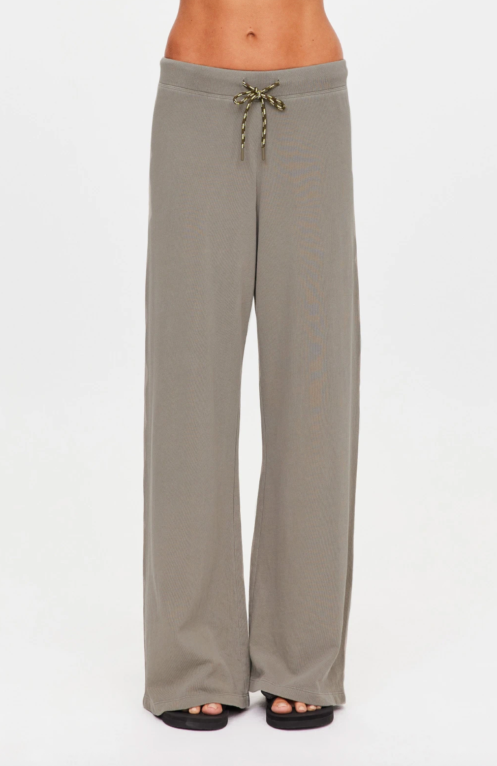 The Upside Sandy Wide Leg Track - Washed Sage