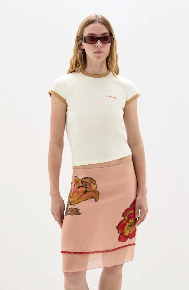 SIR. Estella Skirt - Aliera Floral Blush