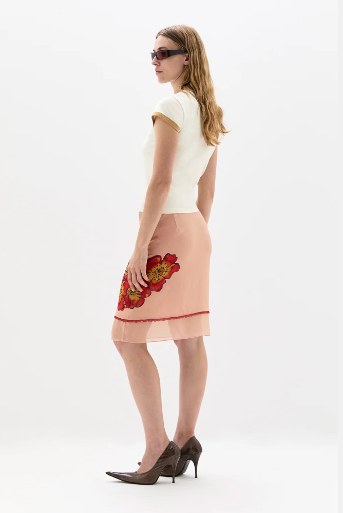 SIR. Estella Skirt - Aliera Floral Blush
