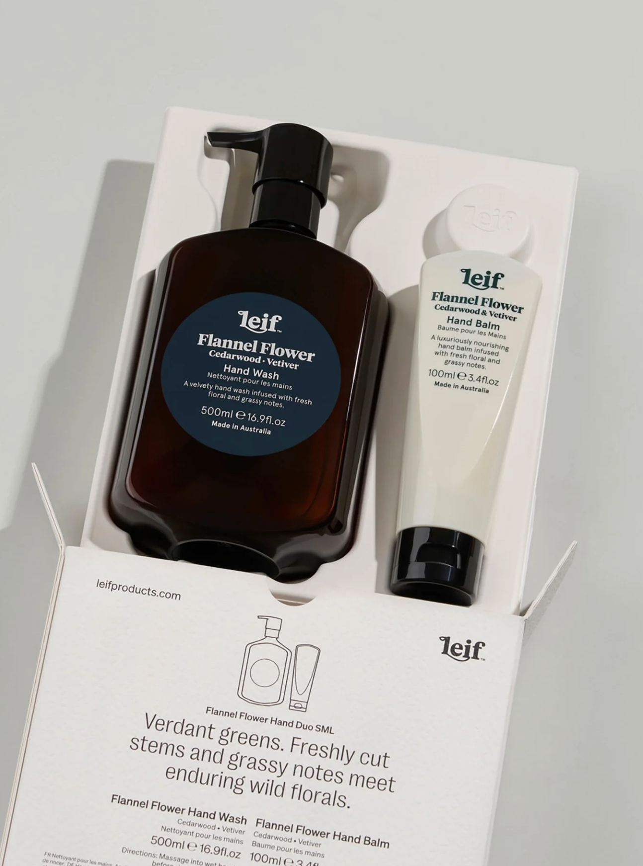 Leif Limited Edition Holiday Flannel Flower Hand Duo Sml
