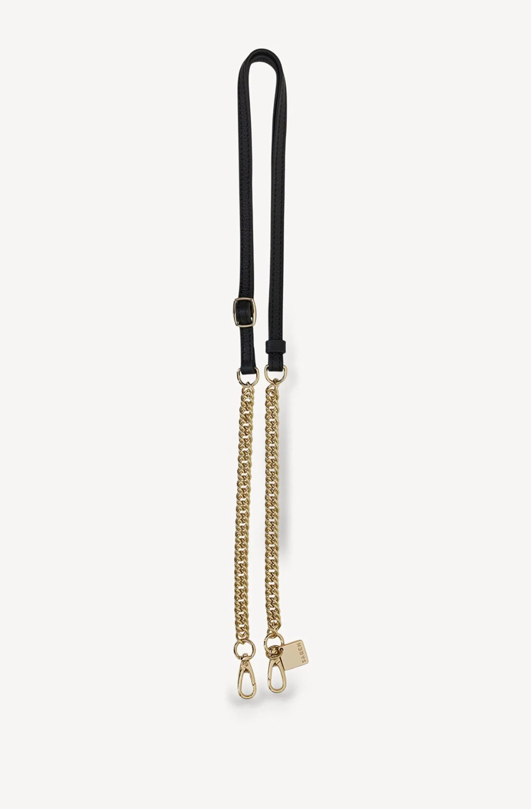 Saben Feature Shoulder Strap - Gold Curb