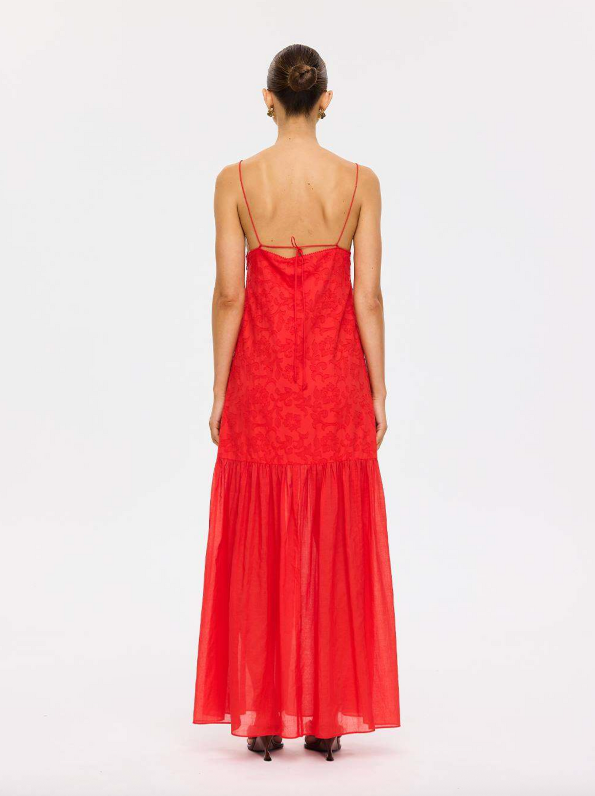 Kivari Ottavia Maxi Dress - Chilli Red
