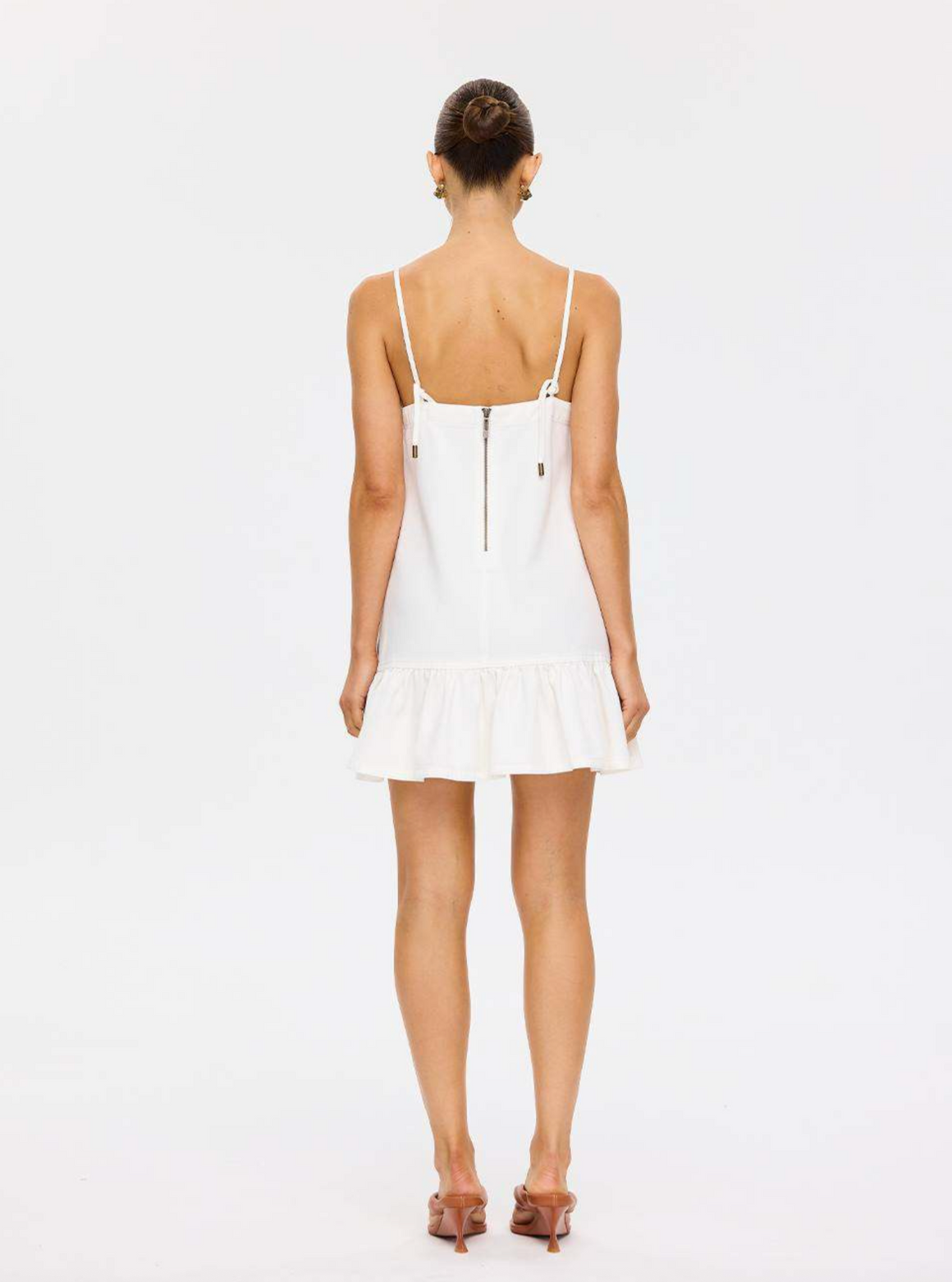 Kivari Emilie Denim Dress - White