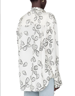 Anine Bing Avalon Shirt - Oyster Bone
